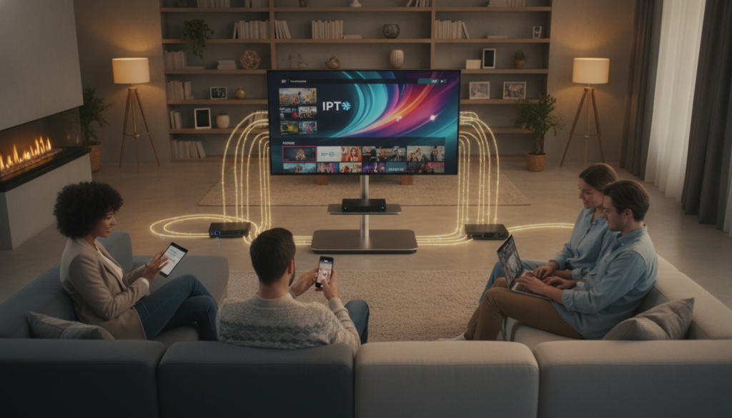 IPTV technology streaming on multiple devices