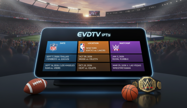 Table of 2026 NFL, NBA, WWE Events Guide for Sports Fans