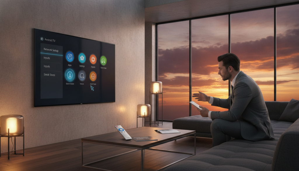 Android TV system connection