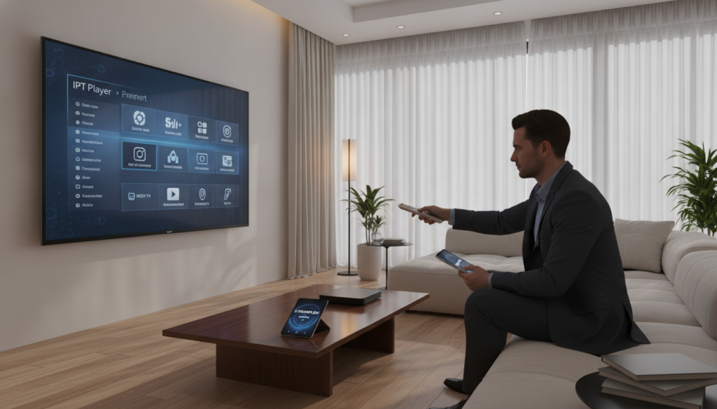 IPTV player viewing configuration