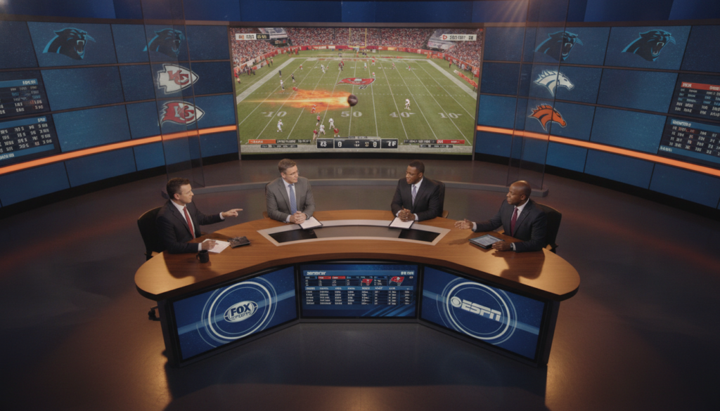 NFL channels and football broadcast coverage