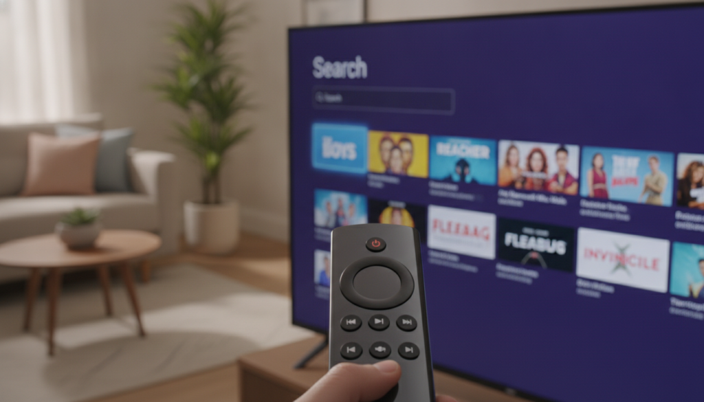 Prime Video app search