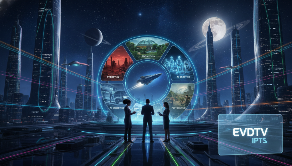 gripping sci-fi anthology with five future visions